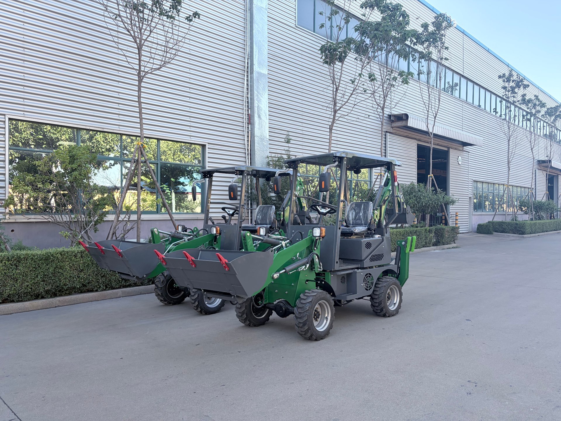BL 20-07 diesel mini backhoe loader — the workhorse model recommended for most farms
