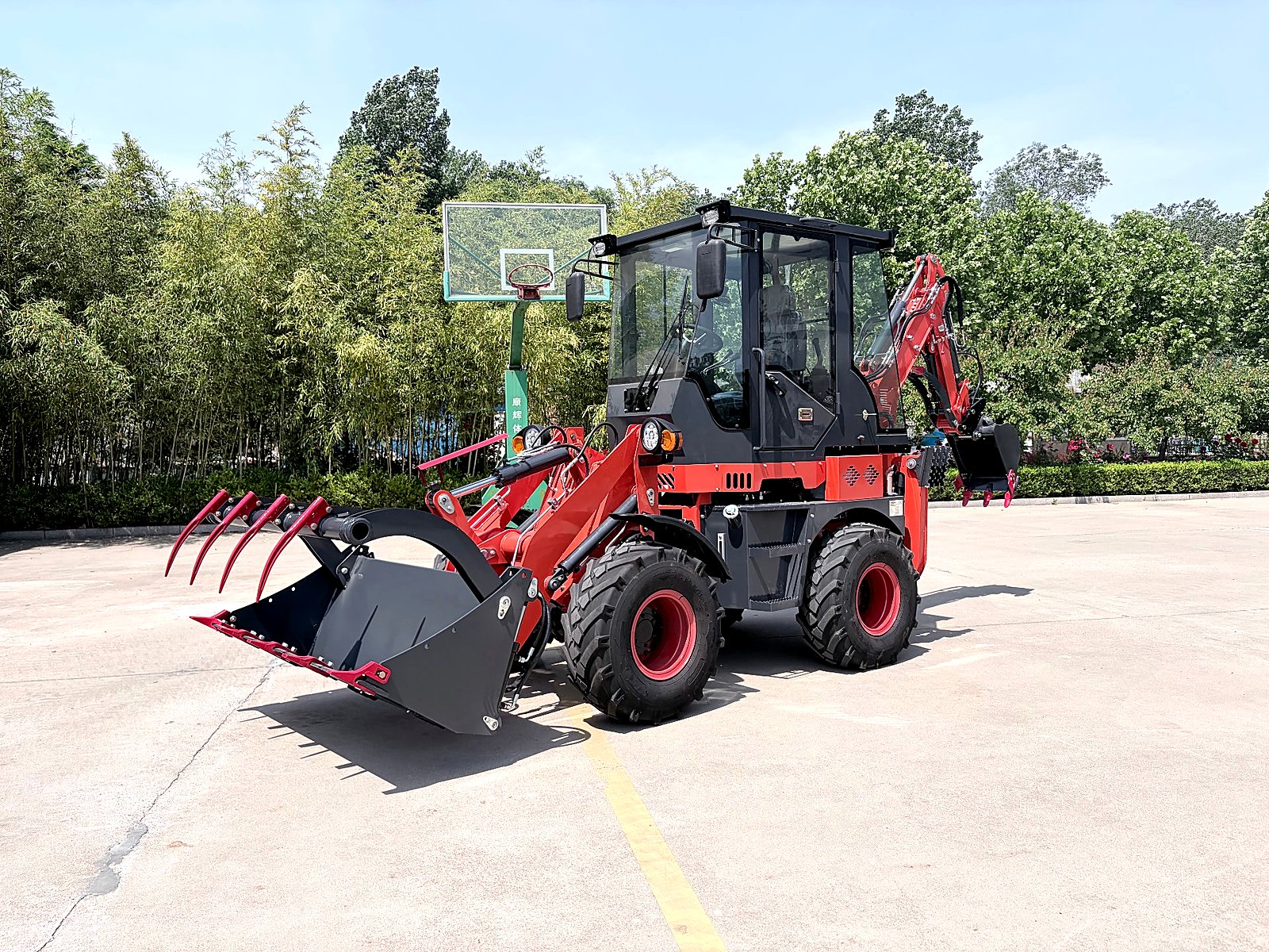 BL 35-12 - Front Loader with Bucket — backhoe loader