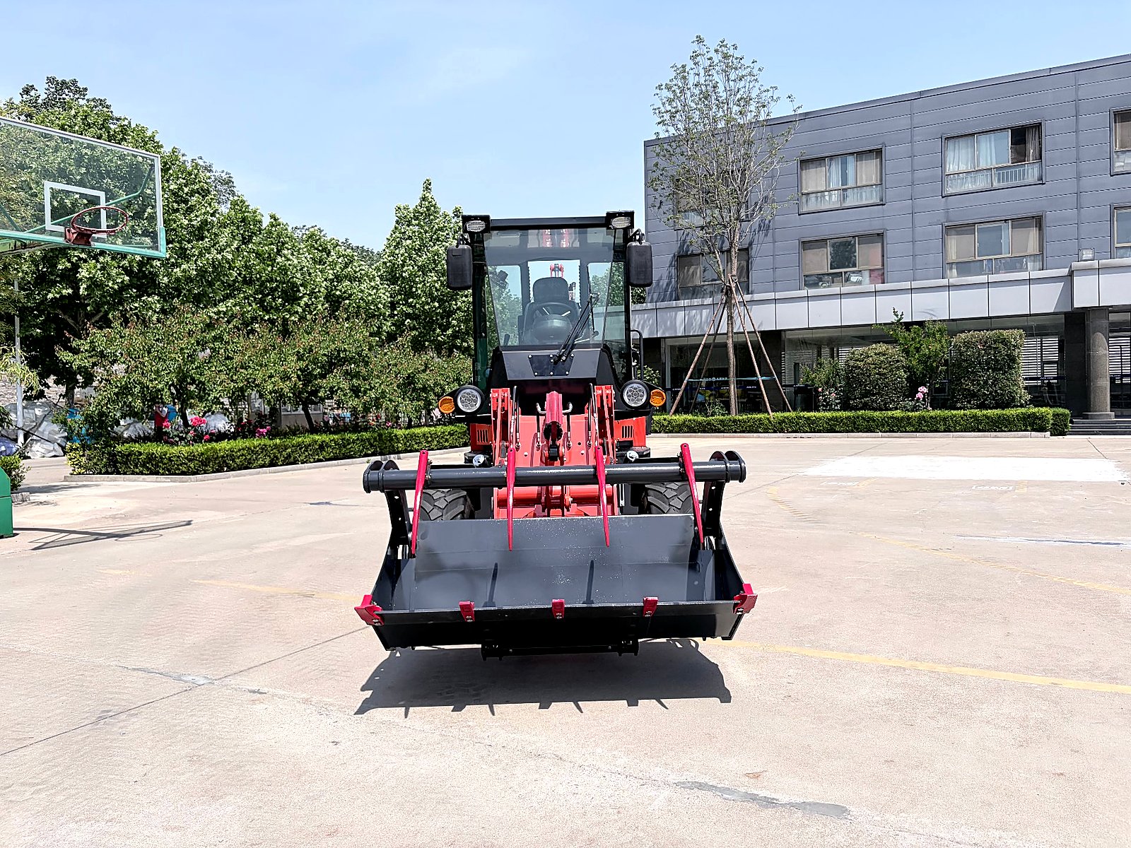 BL 35-12 - Front Bucket View — backhoe loader